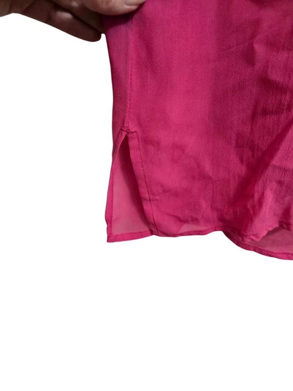 NWT Chicos Size 0 Ombre Pretty Jaida Purple Sheer Beaded Tunic Top Kaftan Resort - Picture 9 of 11